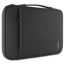 13" 13.3" Black Mesh Neoprene Notebook Laptop Sleeve Bag Case DT 